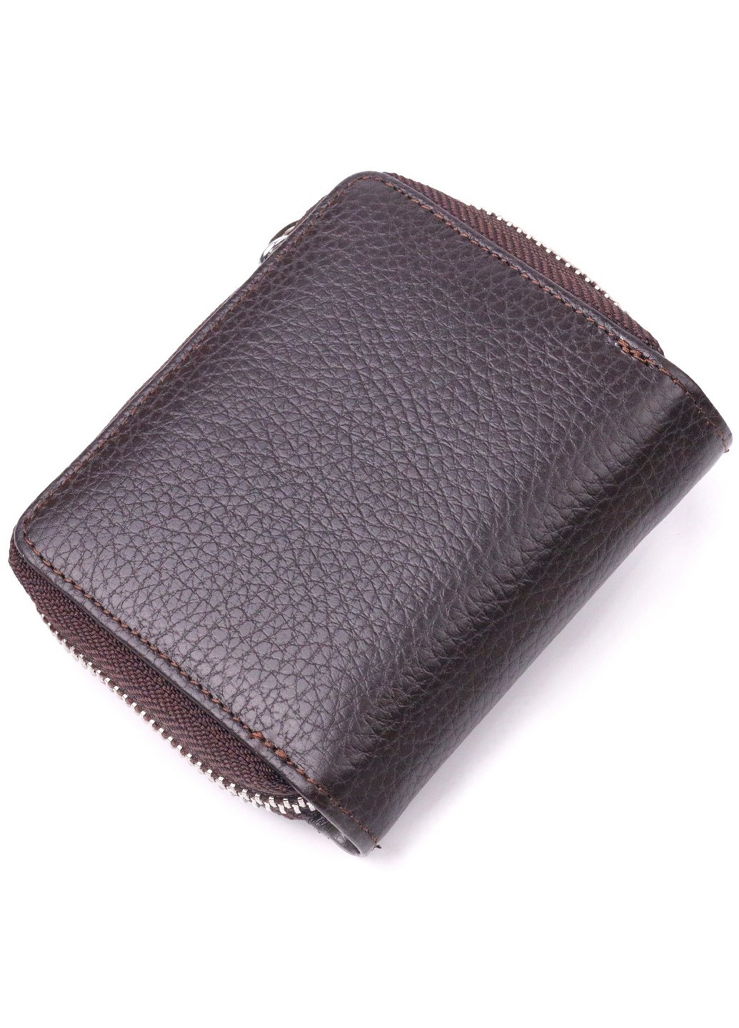 Жіночий шкіряний гаманець 9х10,3х3 см Karya (258639379)