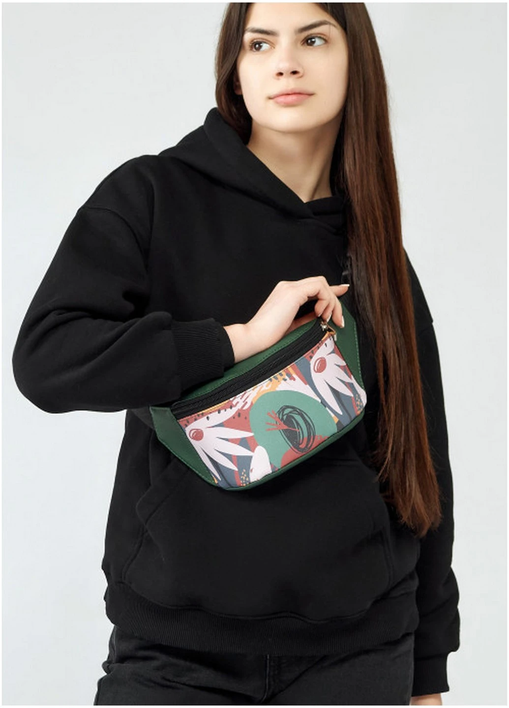 Жіноча сумка бананка 31х12х5 см Sambag (258639224)