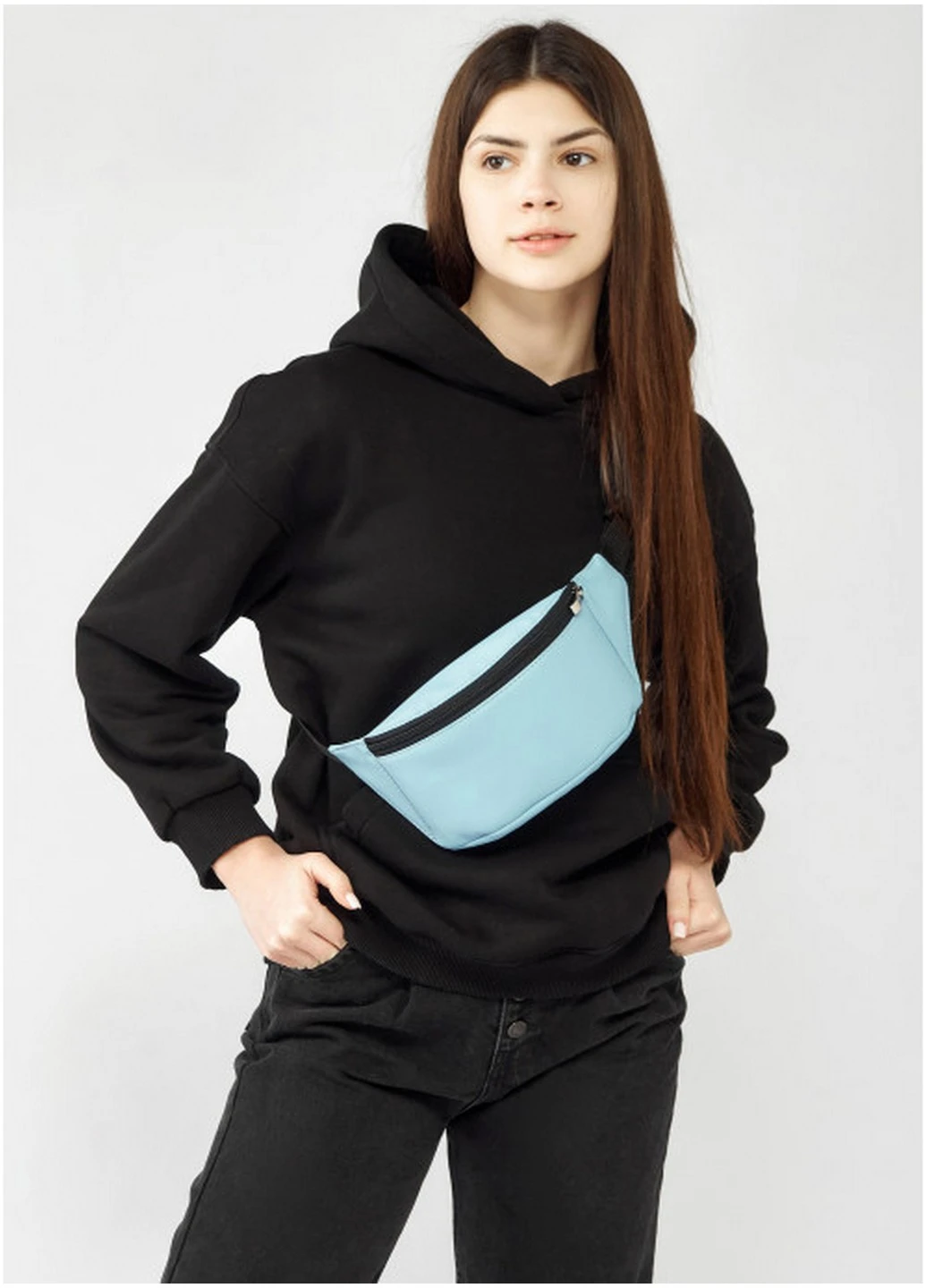 Жіноча сумка бананка 31х12х5 см Sambag (258639219)