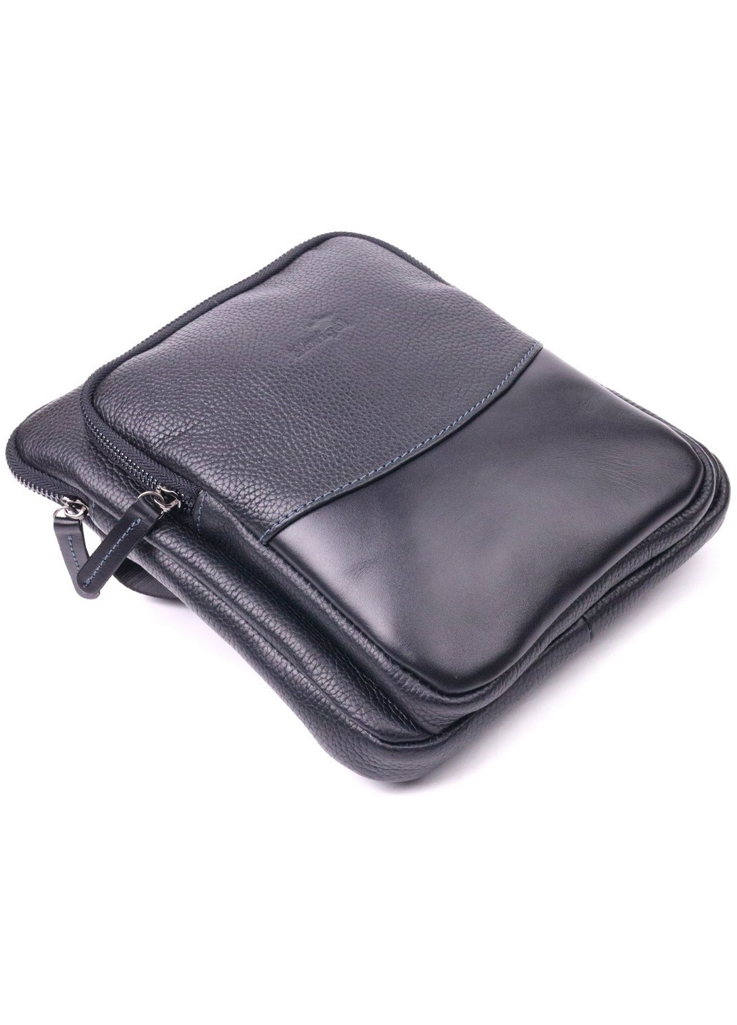 Мужская кожаная сумка 22х24х4 см Shvigel (258639347)