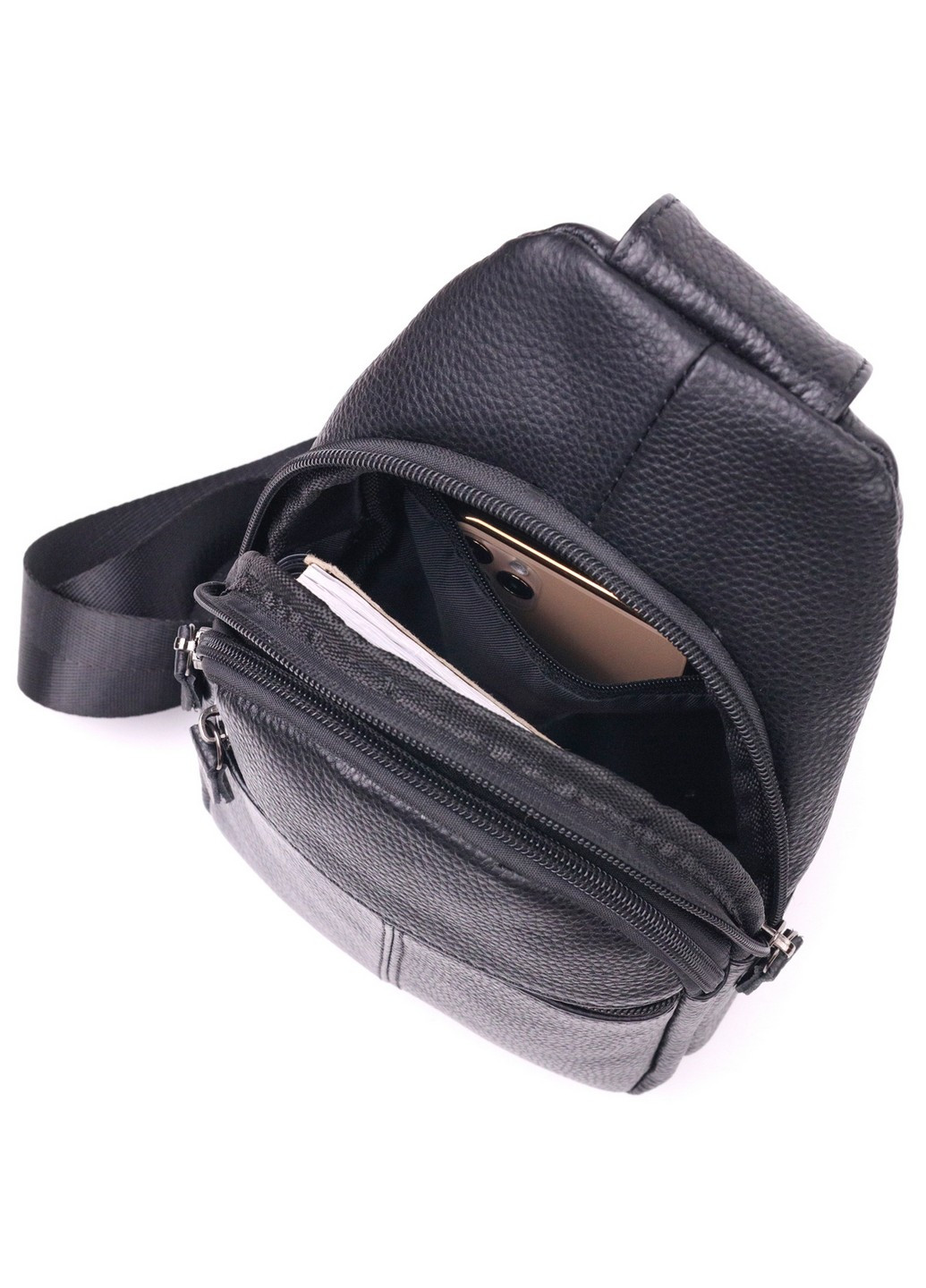 Чоловіча шкіряна сумка 16х30х5 см Vintage (258639096)