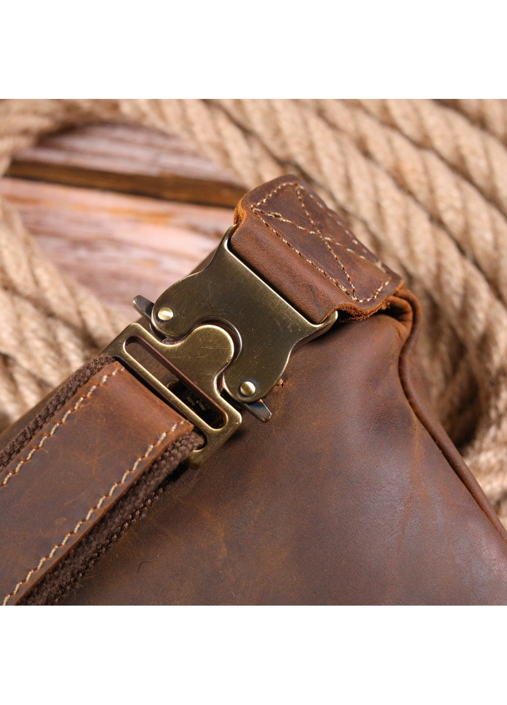 Мужская кожаная сумка 26х17х3 см Vintage (258639112)