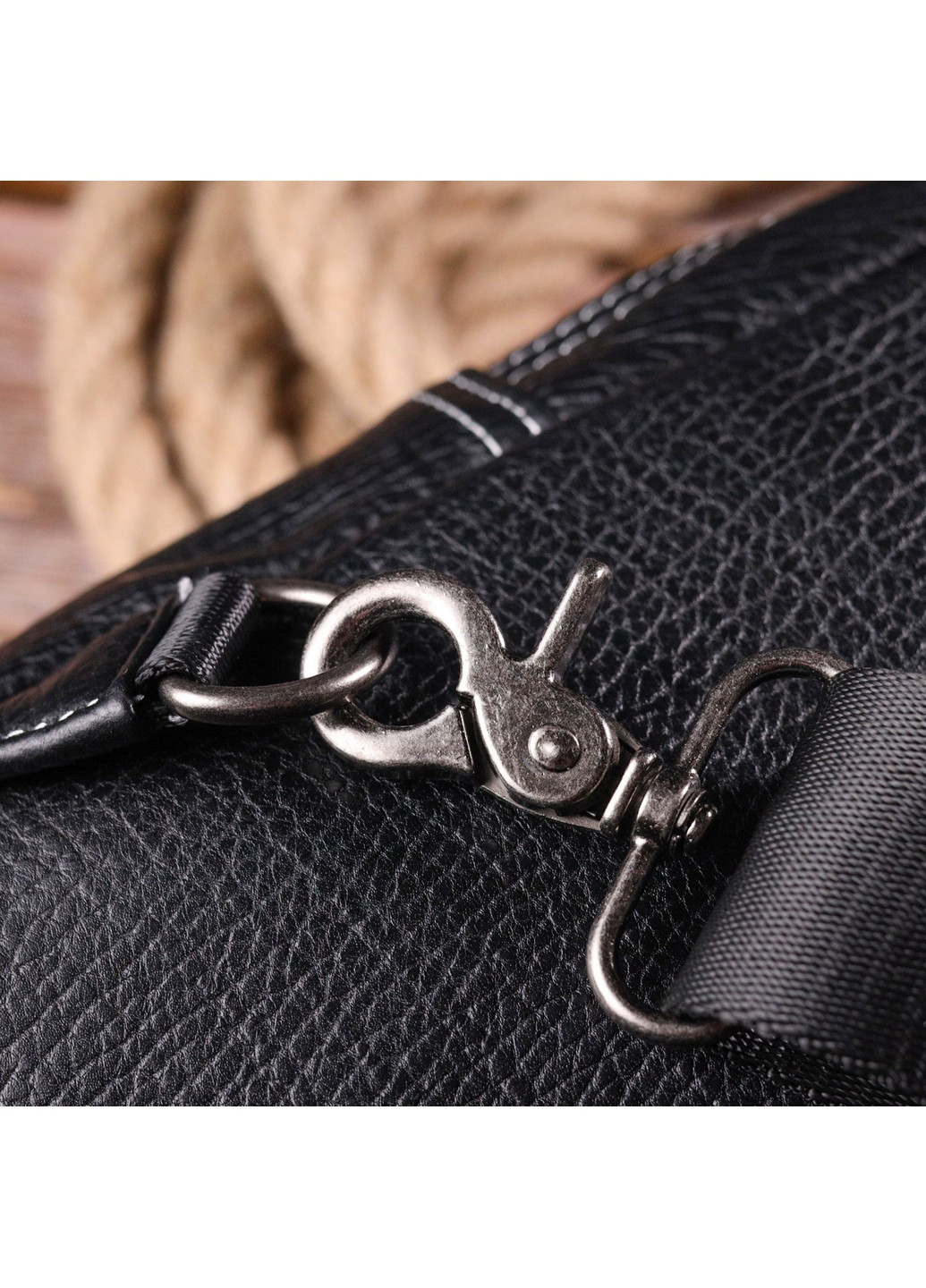 Мужская кожаная сумка 16х18х8 см Vintage (258639102)