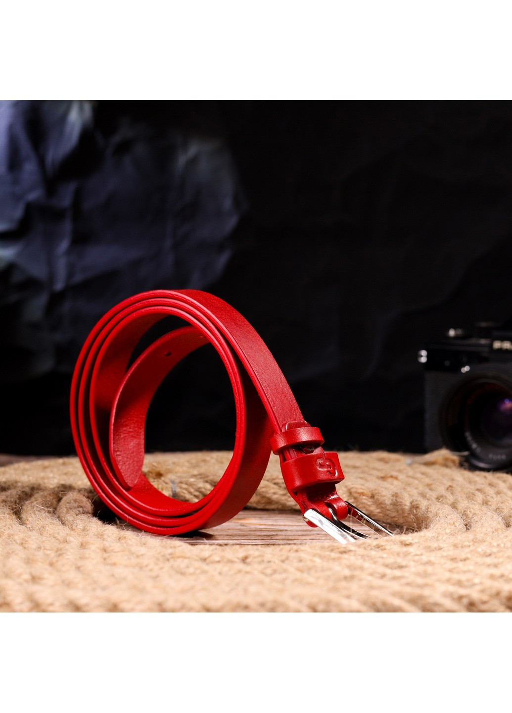 Жіночий шкіряний ремінь 1,9х110 см Grande Pelle (258639308)