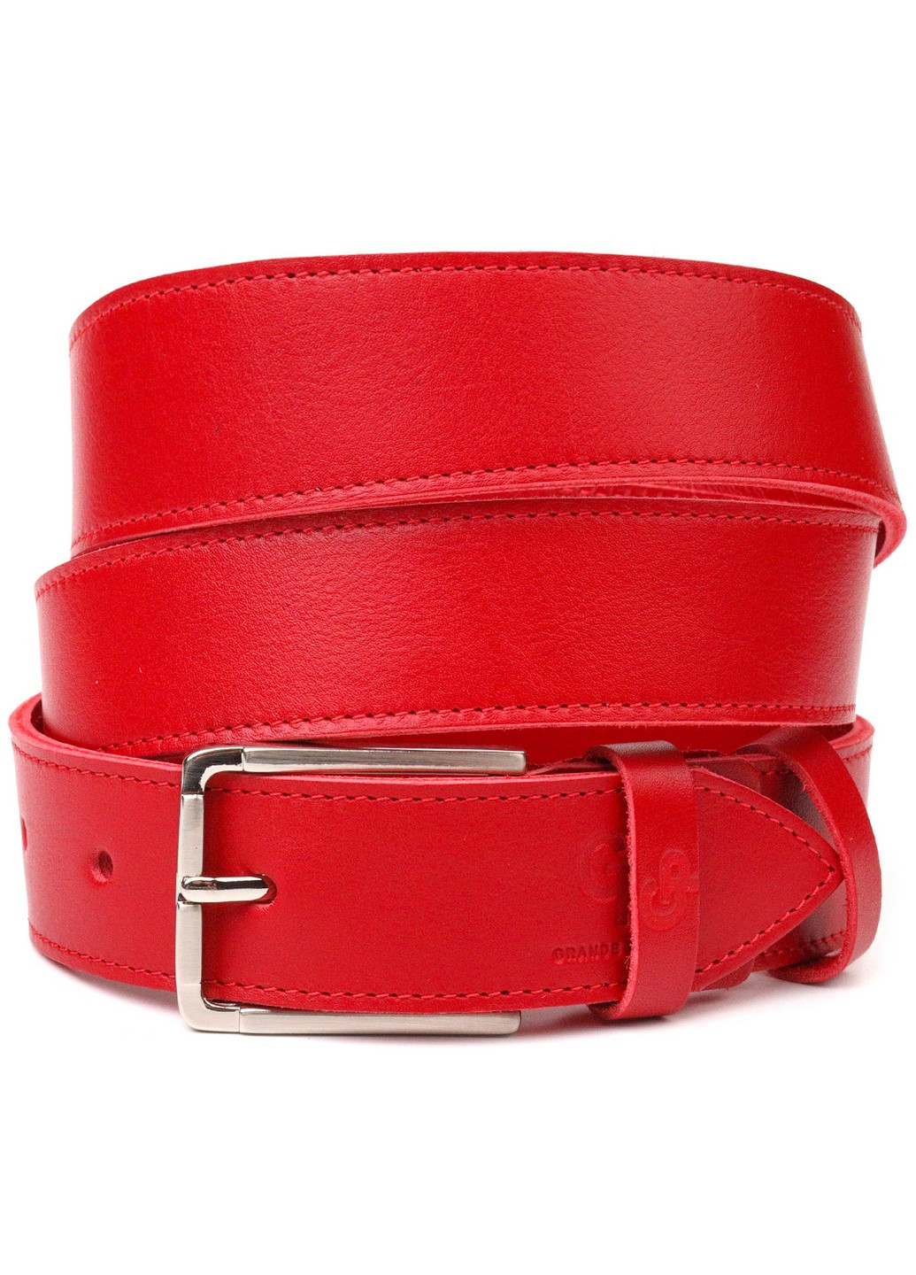 Жіночий шкіряний ремінь 3,4х120 см Grande Pelle (258639327)