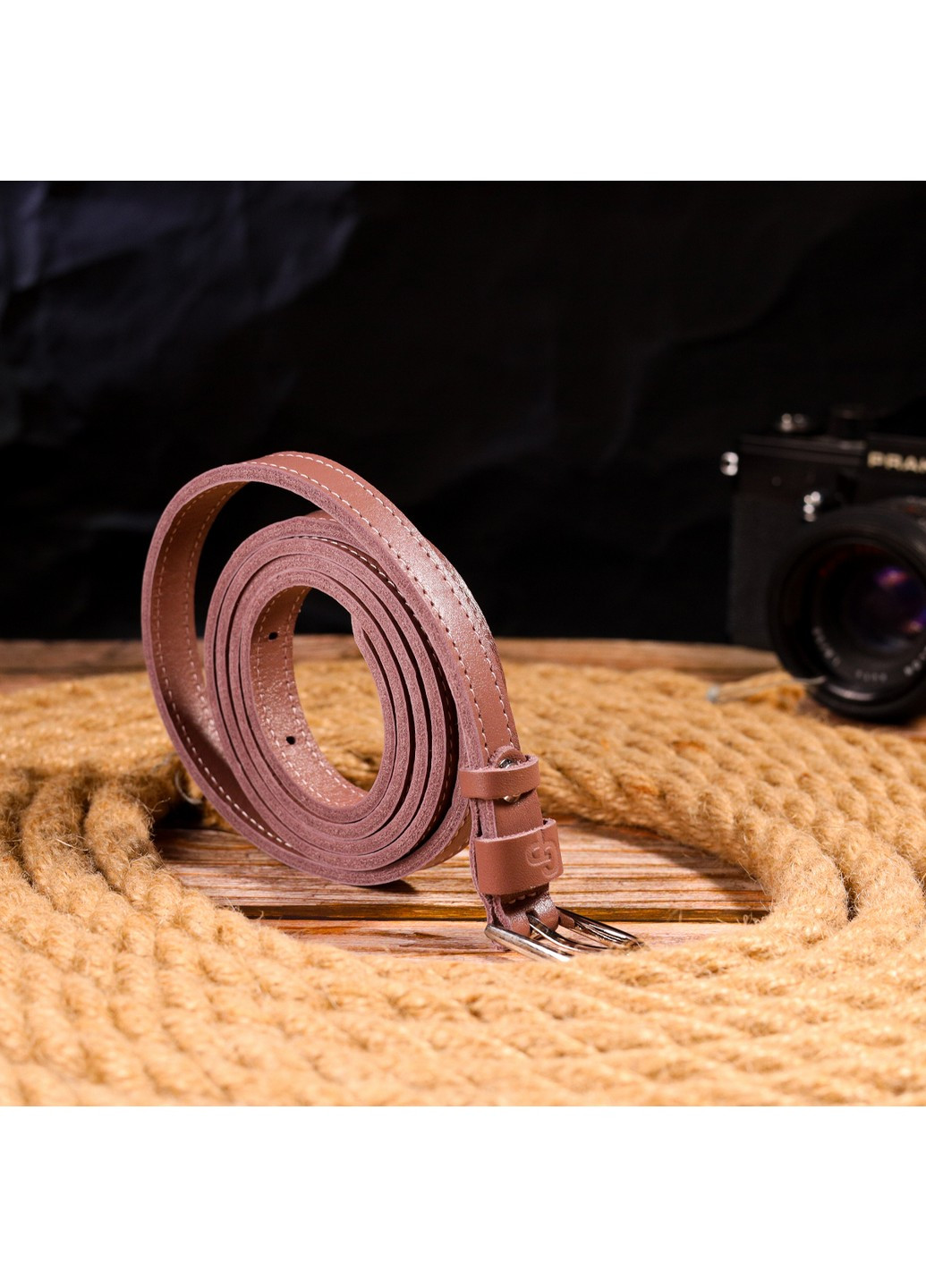 Жіночий шкіряний ремінь 1,4х110 см Grande Pelle (258639326)