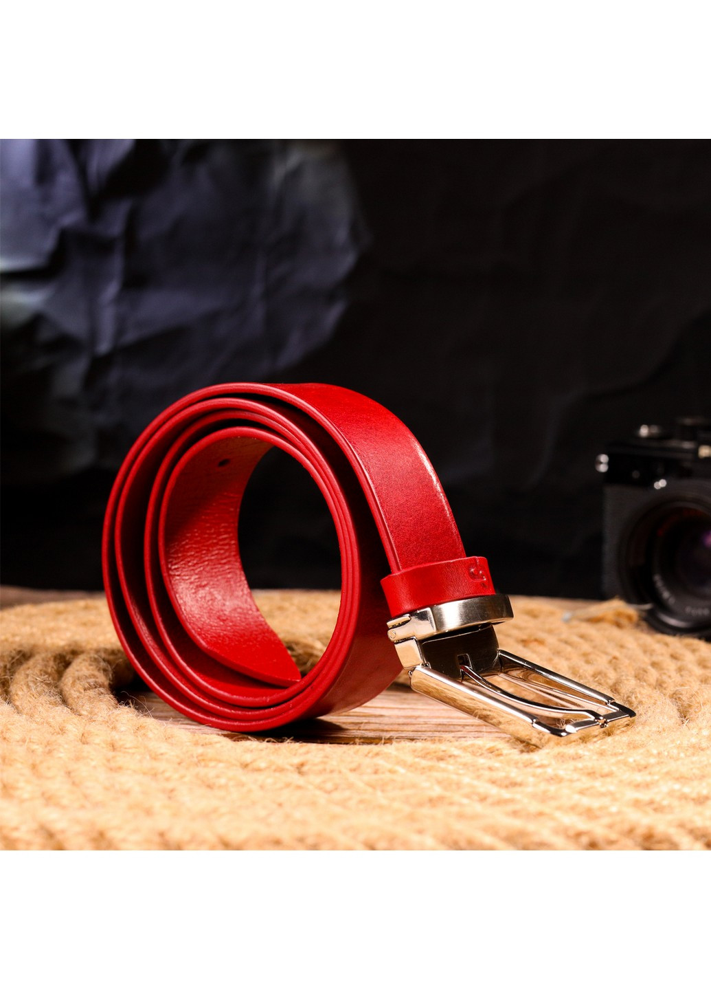 Женский кожаный ремень 3,4х120 см Grande Pelle (258639299)