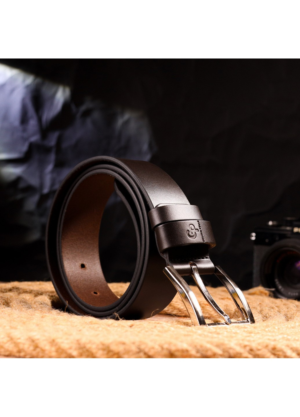 Мужской кожаный ремень 3,8х120 см Grande Pelle (258639319)