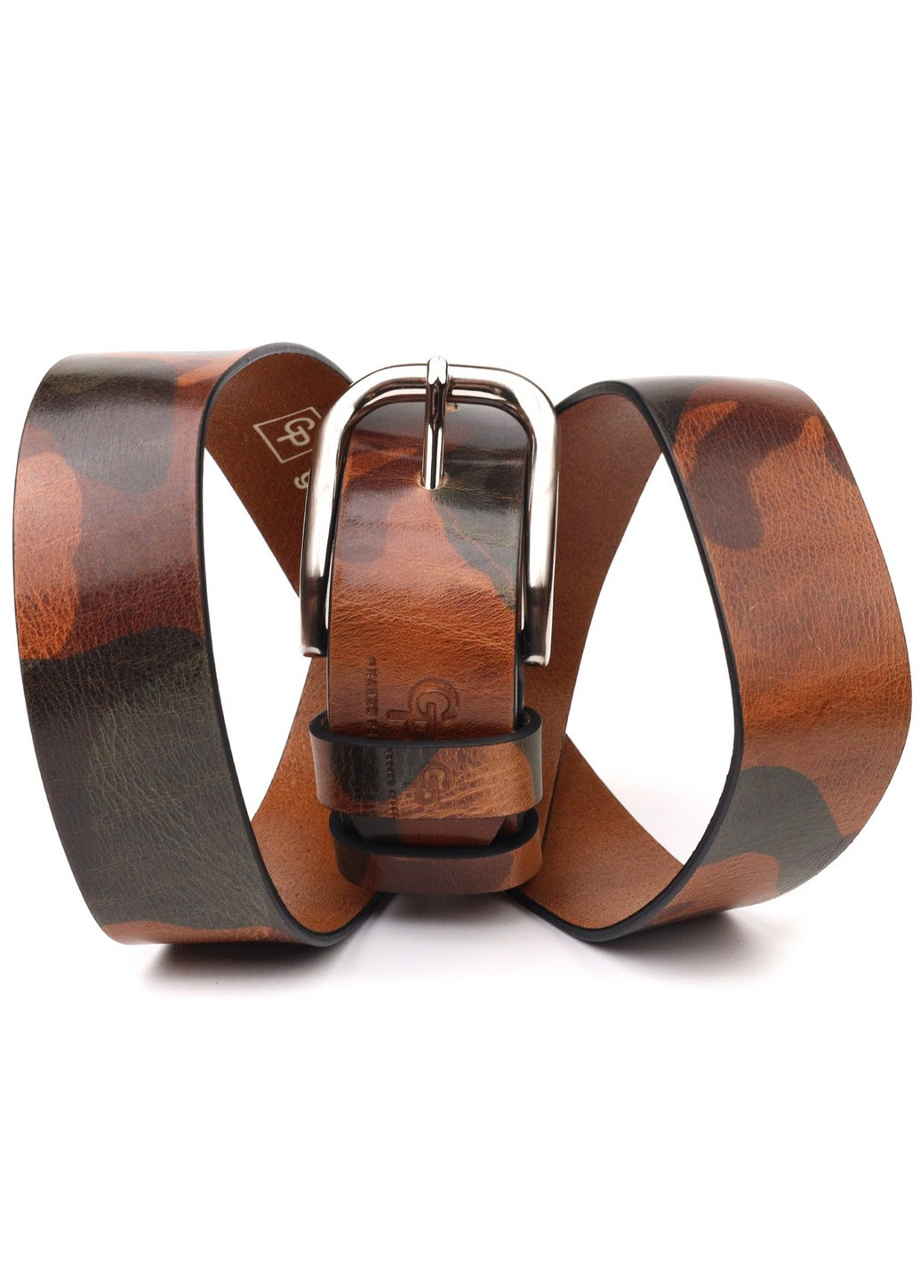 Мужской кожаный ремень 3,8х120 см Grande Pelle (258639302)