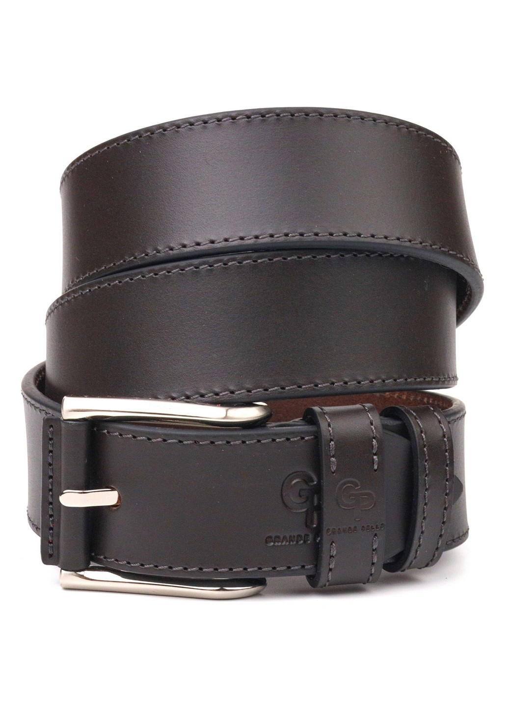 Мужской кожаный ремень 3,8х120 см Grande Pelle (258639323)