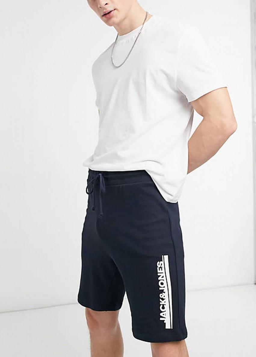 Шорти Jack & Jones трикотажні 1876801 Navy (258662384)
