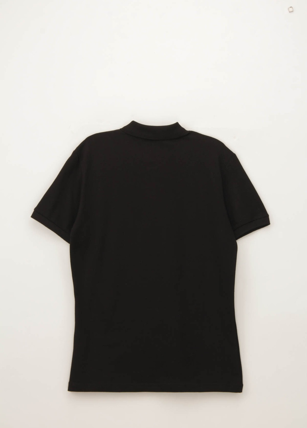 Черная футболка-поло для мужчин CLUB JU однотонная