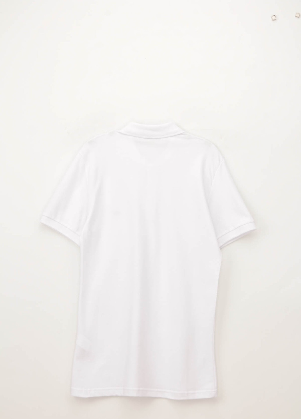 Белая футболка-поло для мужчин CLUB JU однотонная