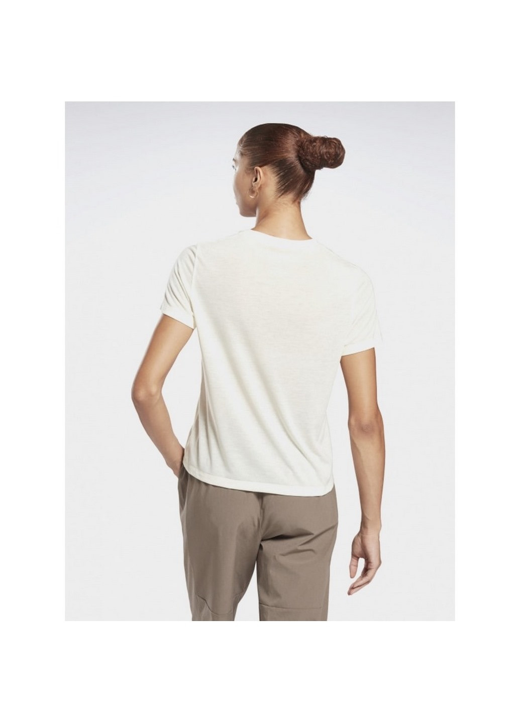 Біла демісезон футболка жіноча wor modern safari t clawht h23854 Reebok