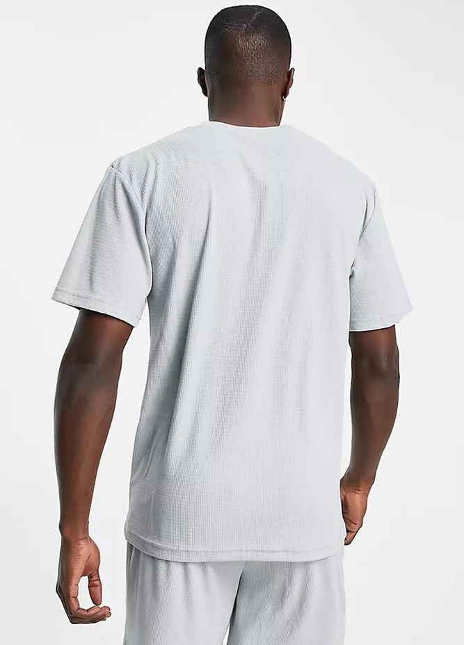Сіра футболка з вафельної тканини Loungeable