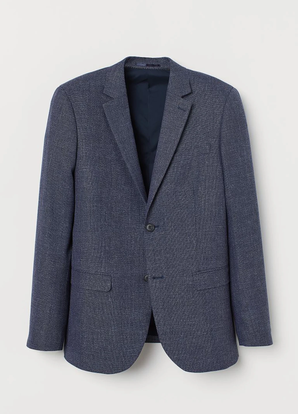 Пиджак с шерстью и льном в составе H&M (258672932)