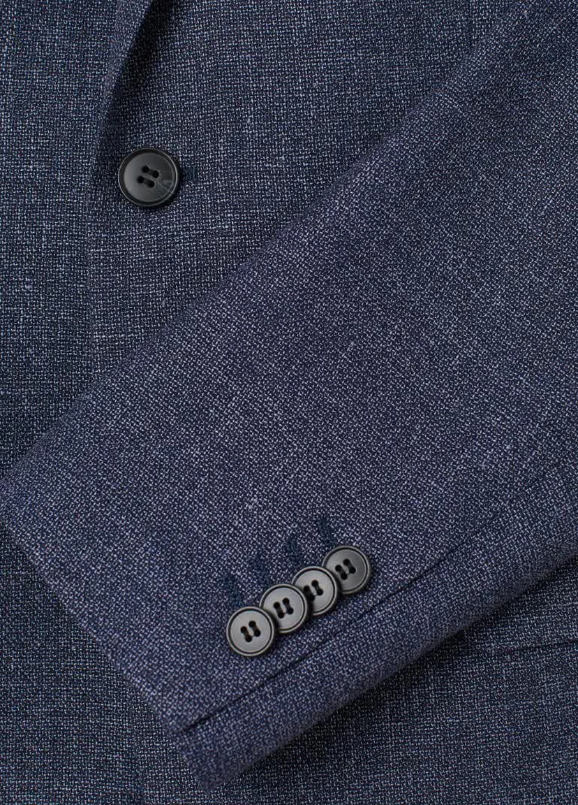 Пиджак с шерстью и льном в составе H&M (258672932)