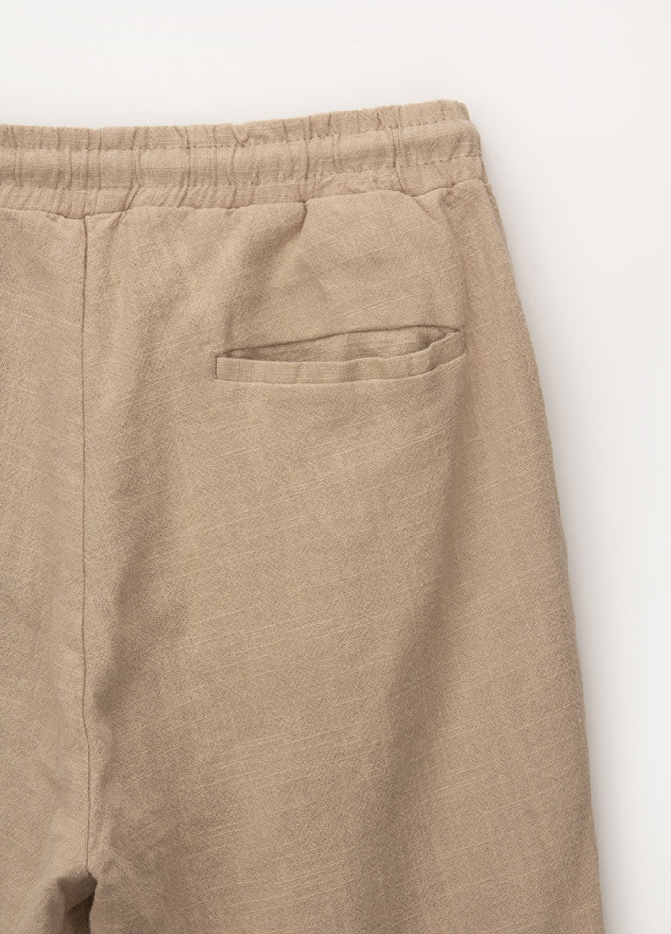 Светло-бежевые повседневный демисезонные брюки Figo