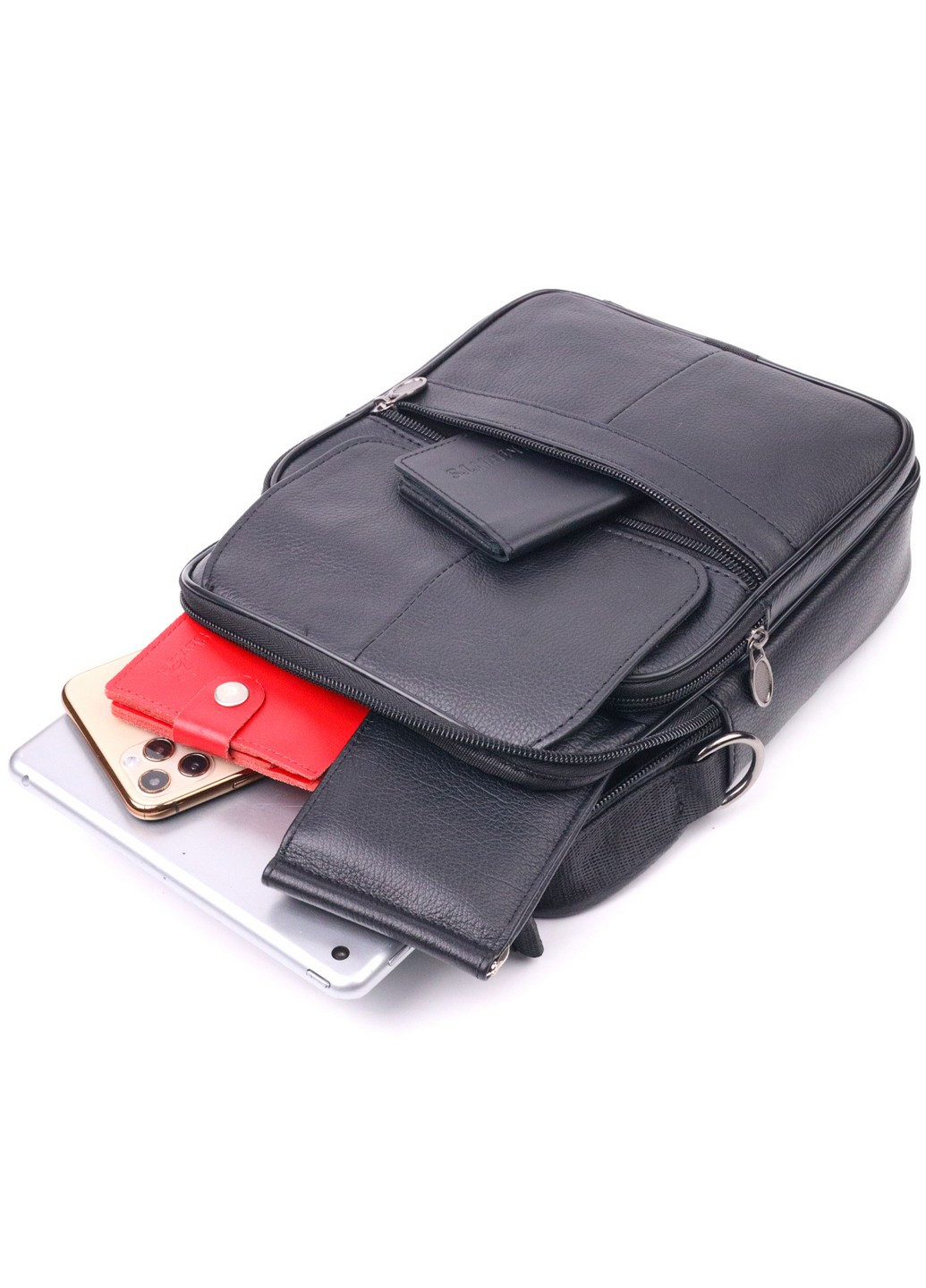 Кожаная сумка мужская 19,5х25х6 см Vintage (258676177)