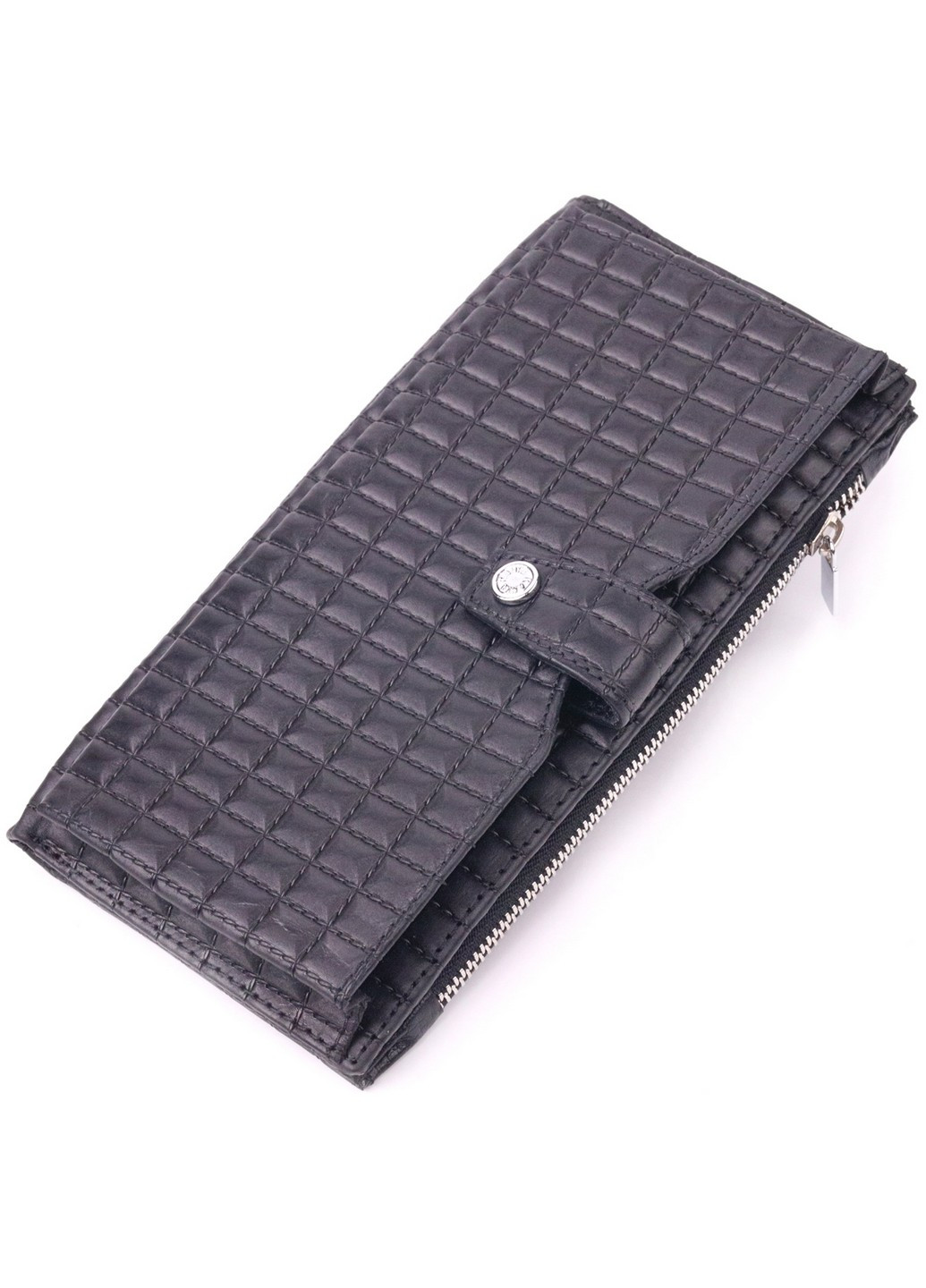 Шкіряний гаманець чоловічий 9,7х19х1,5 см Karya (258676735)
