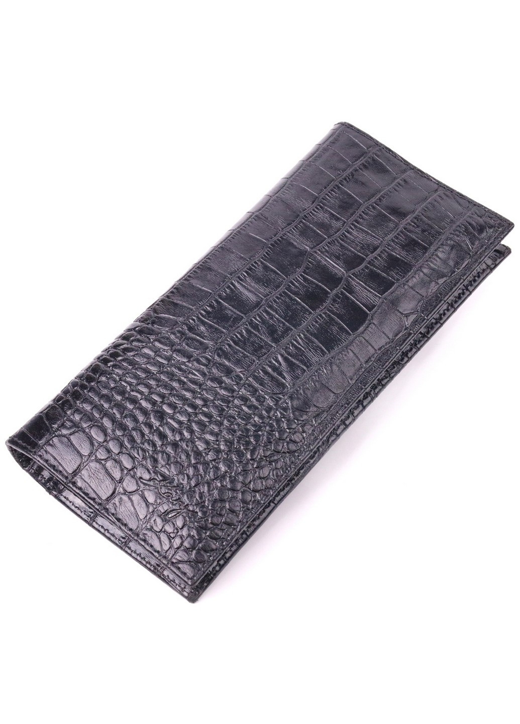 Шкіряний гаманець чоловічий 9х19х1,5 см Karya (258676638)