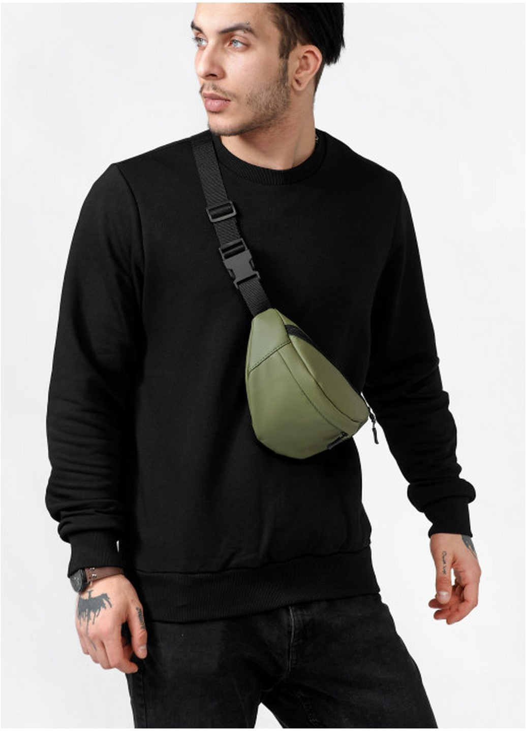 Сумка бананка мужская 24х15х8 см Sambag (258676436)