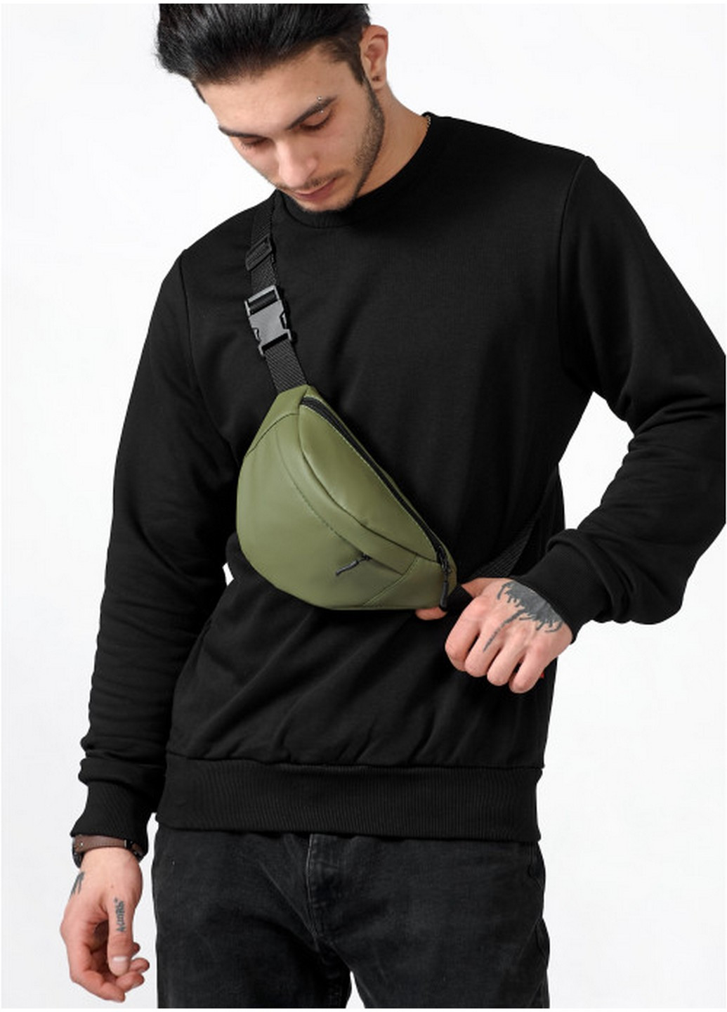 Сумка бананка мужская 24х15х8 см Sambag (258676436)