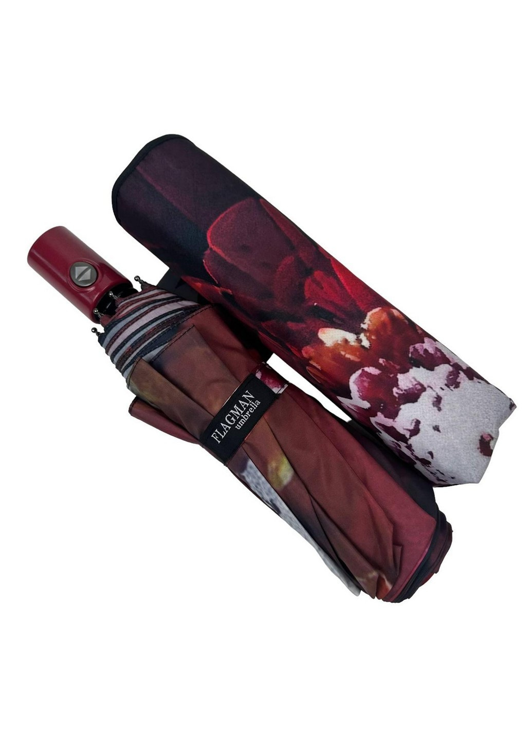 Коралова парасолька-автомат жіноча 98 см Flagman (258676569)