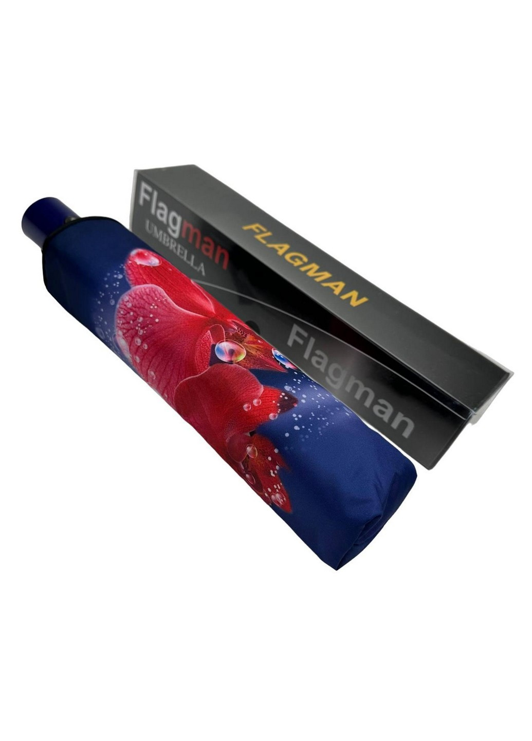 Синя парасолька-автомат жіноча 102 см Flagman (258676304)