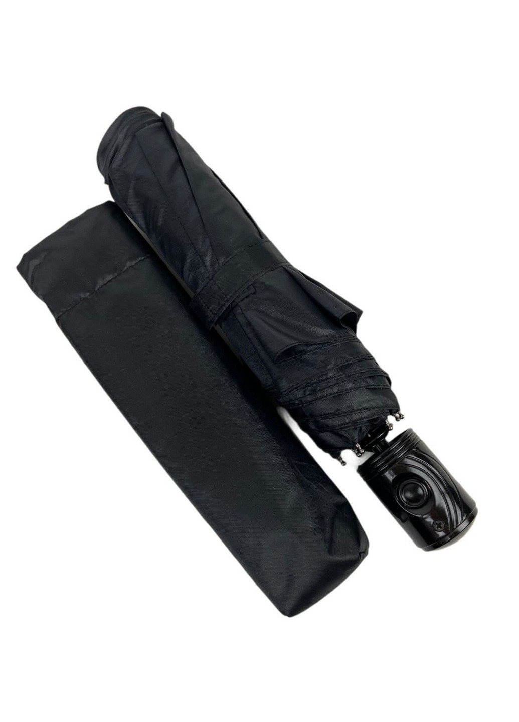 Чёрный зонт полуавтомат женский 98 см SL (258676258)