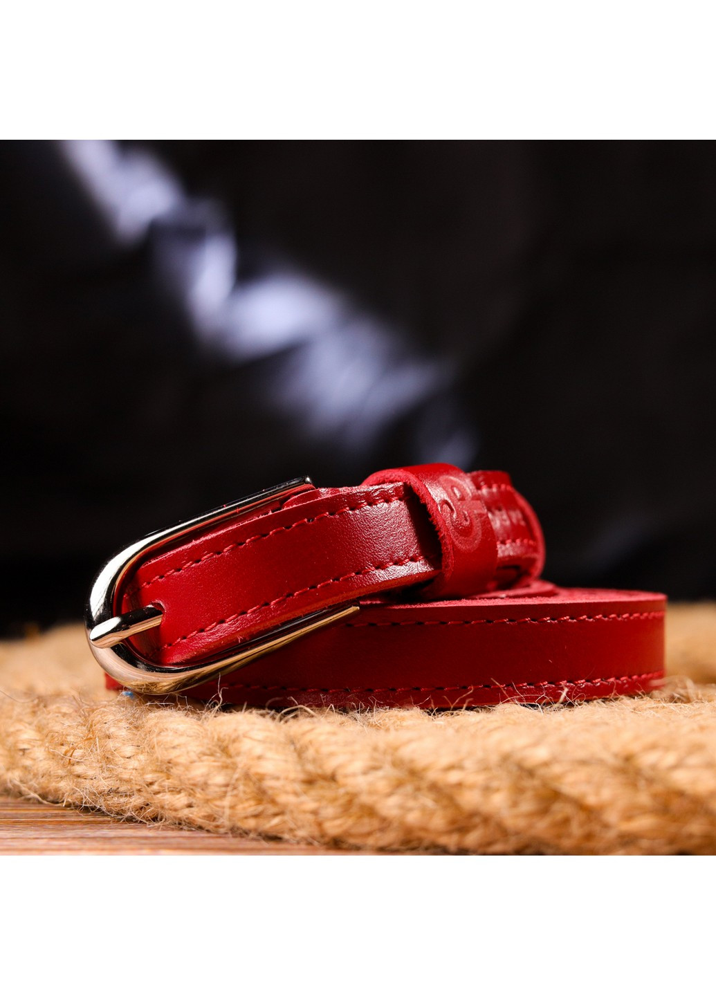 Шкіряний ремінь жіночий 1,4х100 см Grande Pelle (258676548)