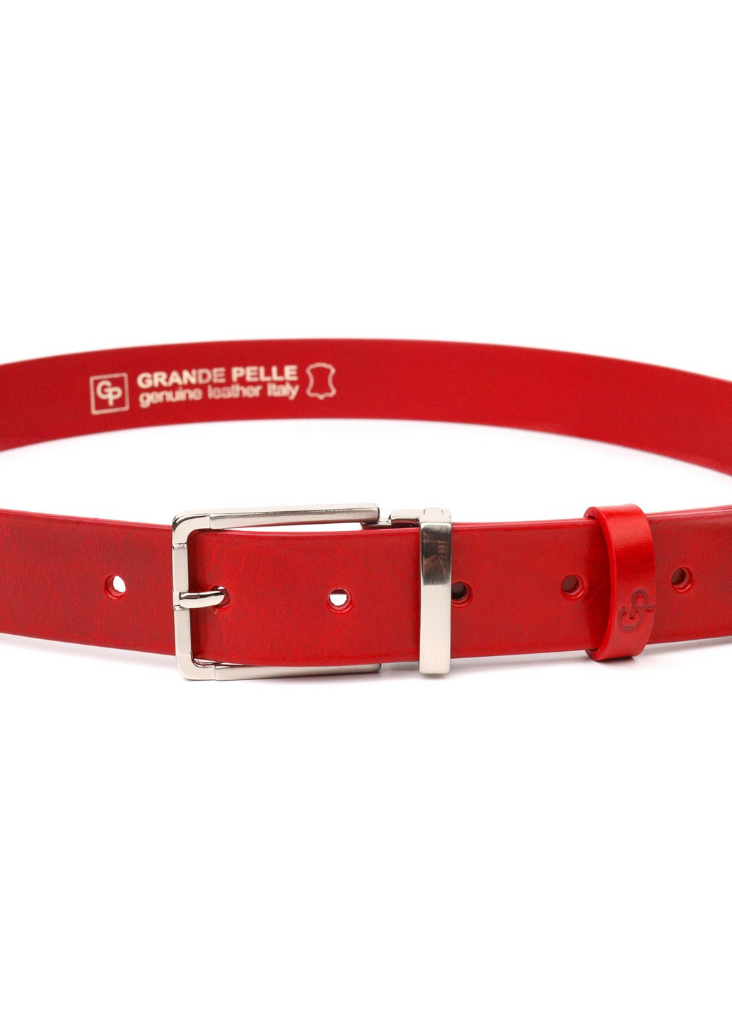 Шкіряний ремінь жіночий 3,4х120 см Grande Pelle (258676552)