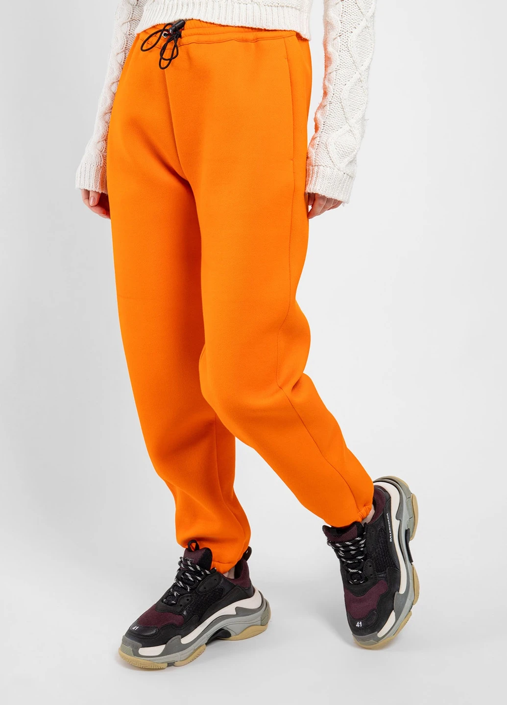Оранжевые спортивные брюки MSGM (258685224)