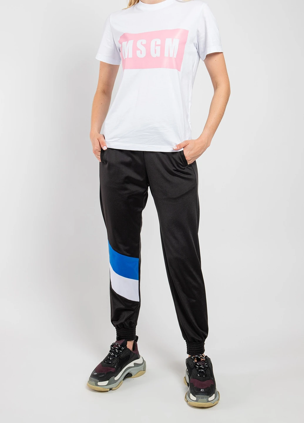 Черные спортивные брюки MSGM (258685249)