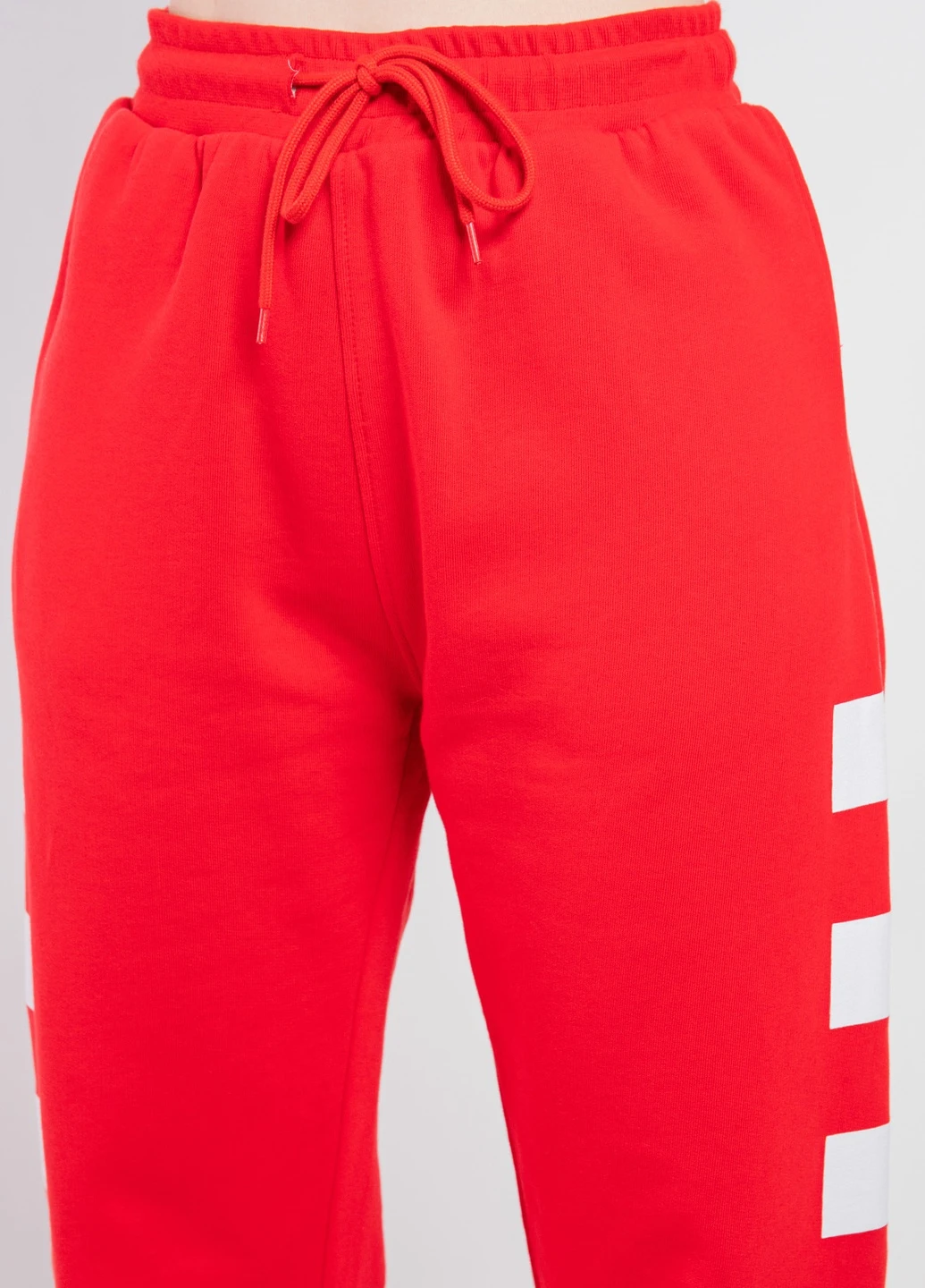 Красные спортивные брюки с принтом MSGM (258685221)