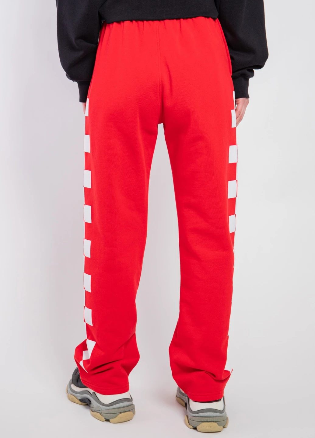 Красные спортивные брюки с принтом MSGM (258685221)