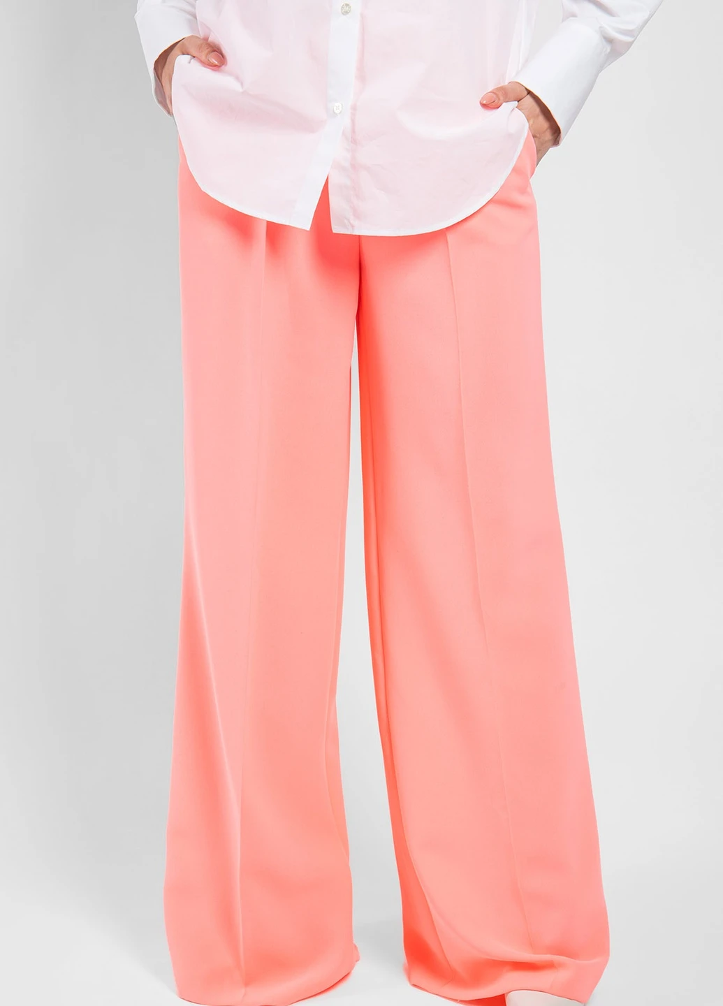 Розовые брюки-палаццо MSGM (258685247)
