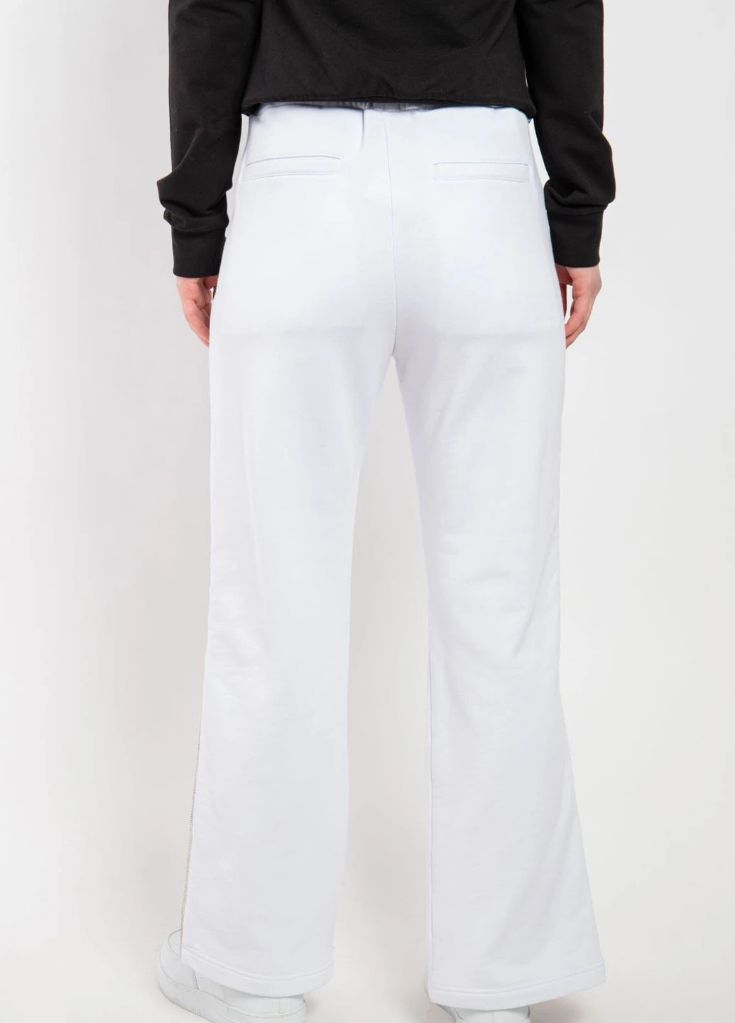 Белые хлопковые спортивные брюки MSGM (258685226)