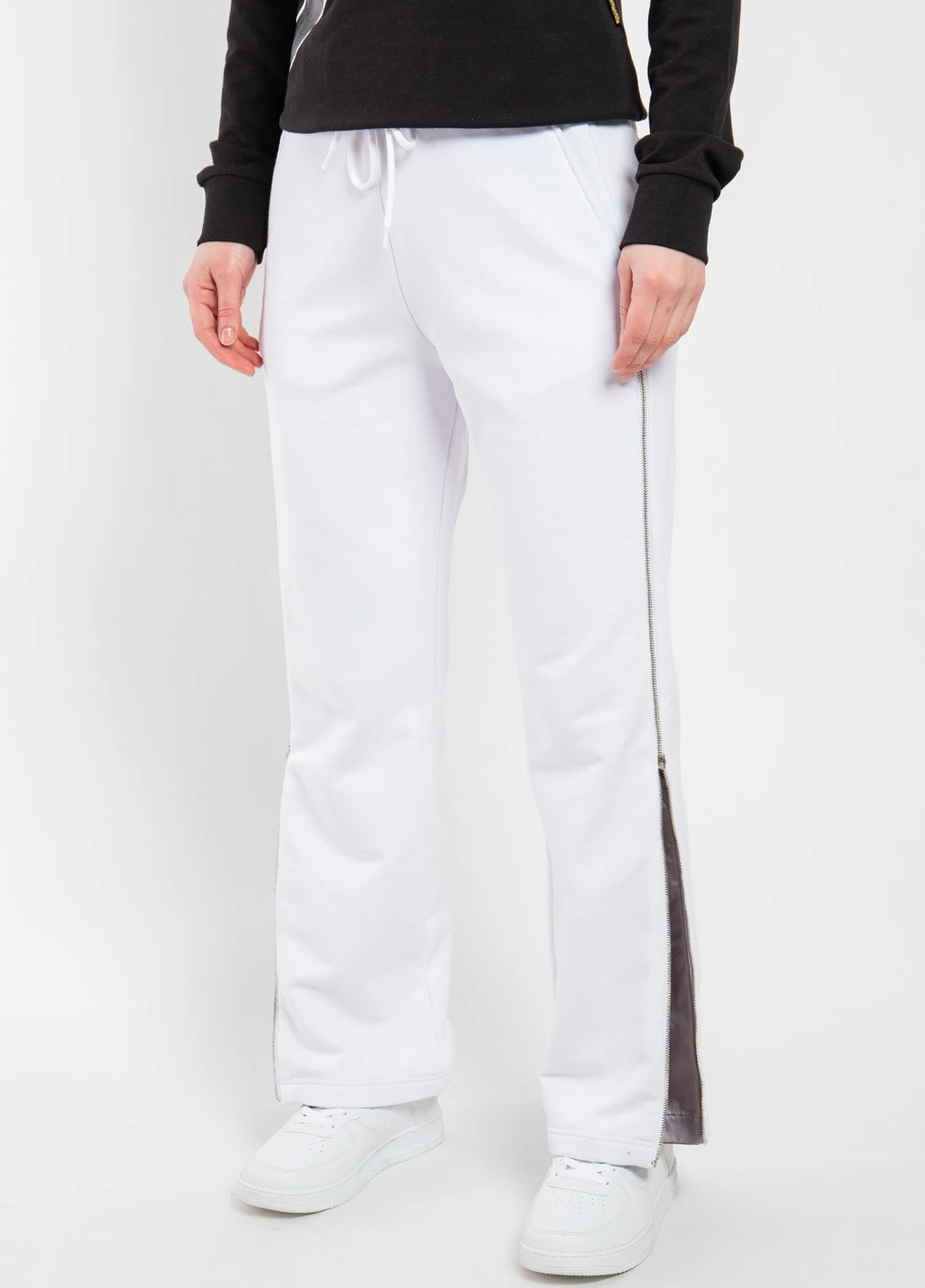 Белые хлопковые спортивные брюки MSGM (258685226)
