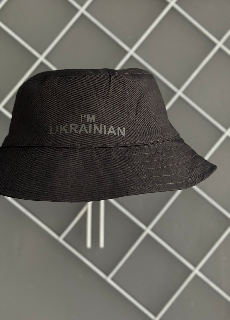 Панама чорна I'm Ukrainian чорний лого Vakko (258682306)
