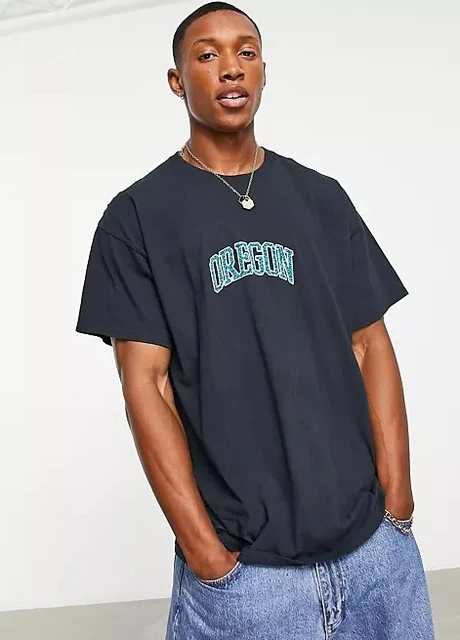 Чорна футболка Asos