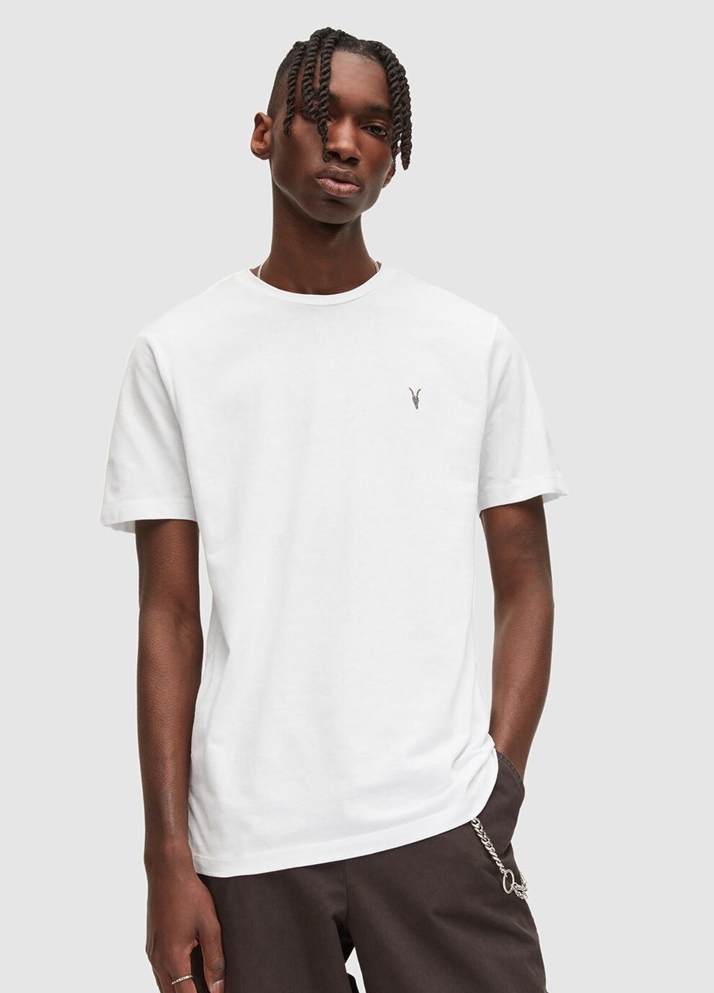 Біла футболка Allsaints