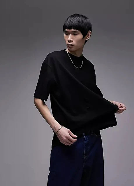 Черная футболка Topman