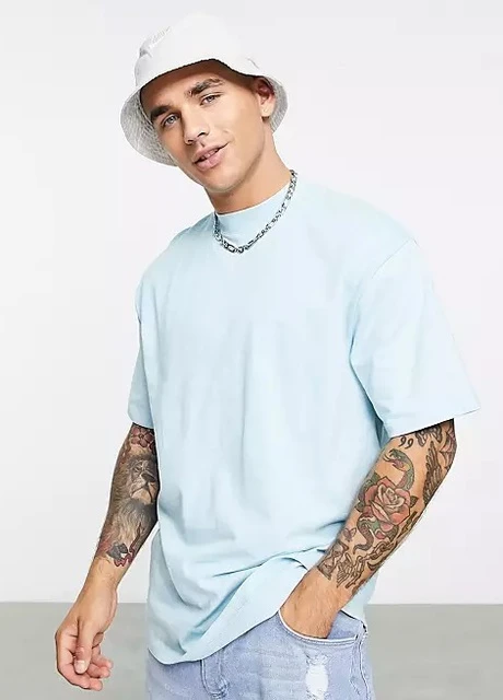 Блакитна футболка Topman