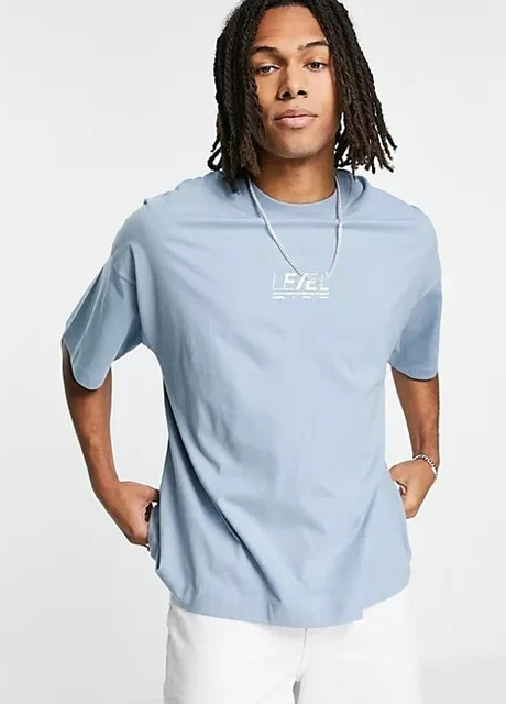 Голубая футболка Topman