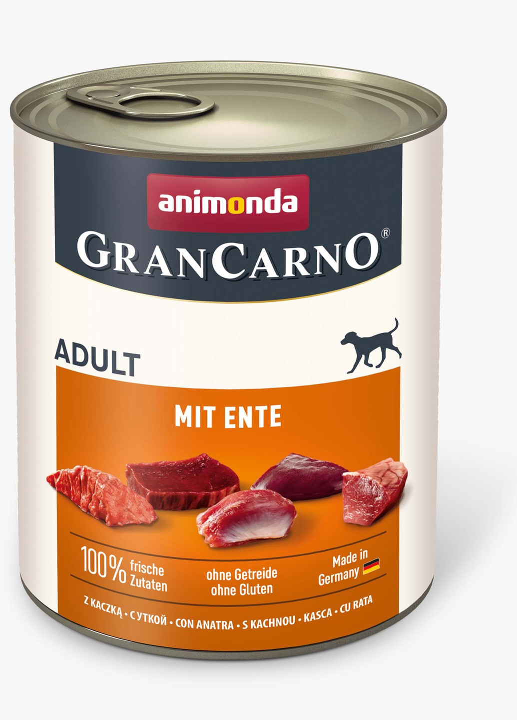 Влажный корм Gran Carno Adult with Duck с уткой для собак, 800 г Animonda (258686270)