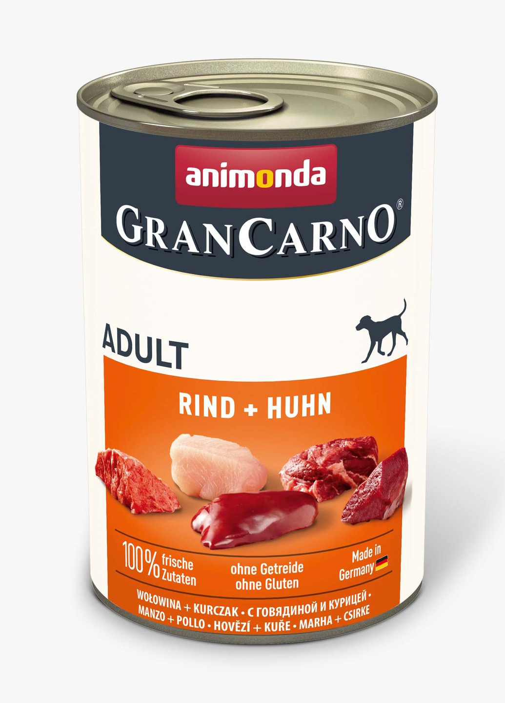 Влажный корм GranCarno Adult Beef + Chicken с говядиной и курицей для собак, 400 г Animonda (258686292)