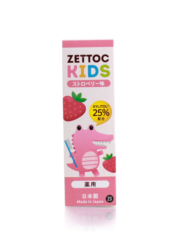 Зубная паста детская Nippon Клубника 60 г Zettoc 4582118955305 (258688662)