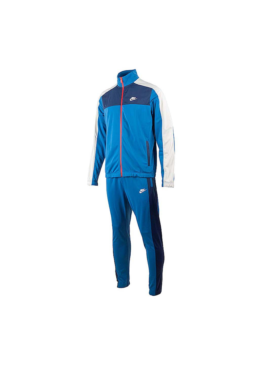 Голубой демисезонный спортивный костюм Nike