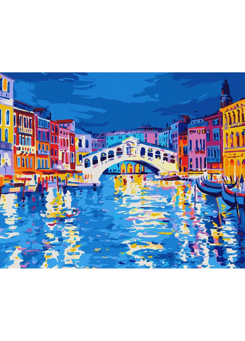 Картина по номерам "Вечерняя Венеция" KHO2137 40х50 см Идейка (258701230)